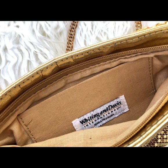Vintage Whiting & Davis International Gold Purse - Picture 3 of 8